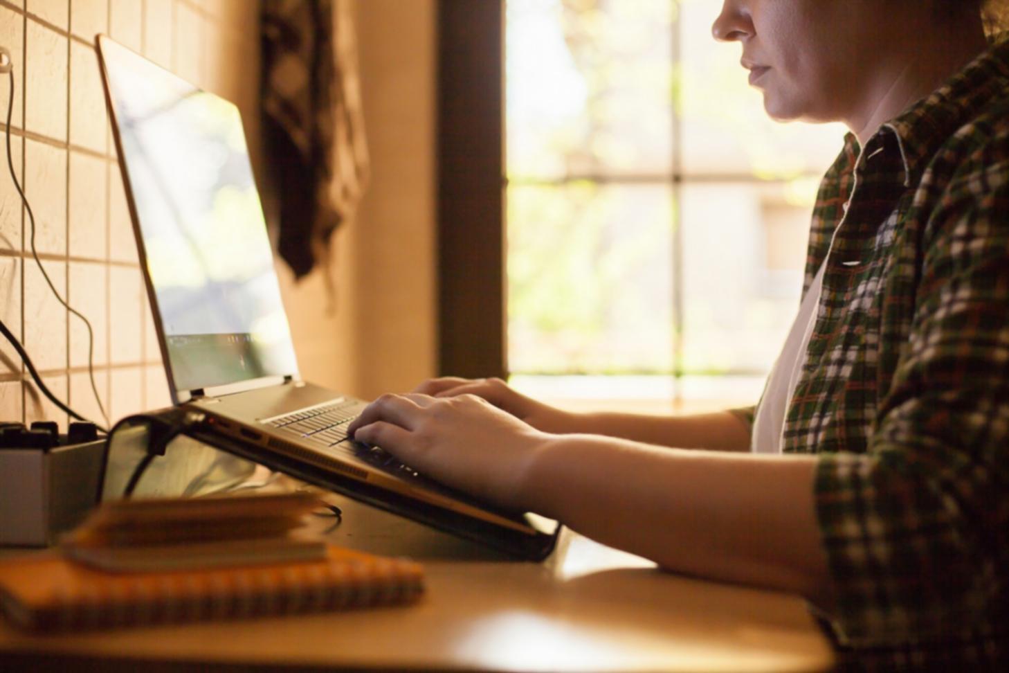 Network infrastructure and cable management in modern server room